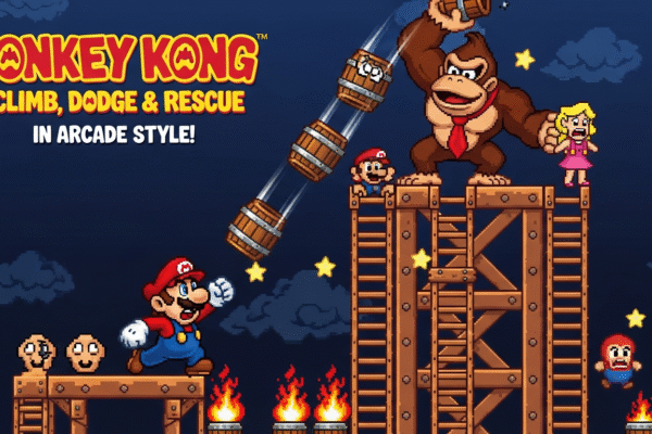 Donkey Kong – Climb, Dodge & Rescue in Arcade Style!