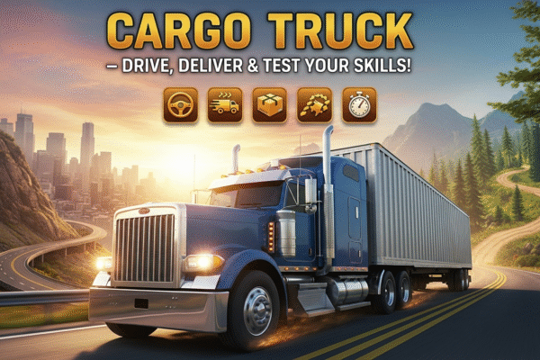 Cargo Truck – Drive, Deliver & Test Your Skills!