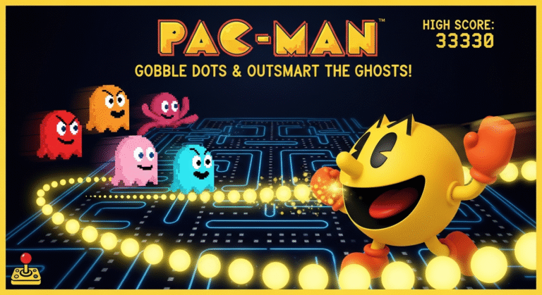 Pac-Man – Gobble Dots & Outsmart the Ghosts!